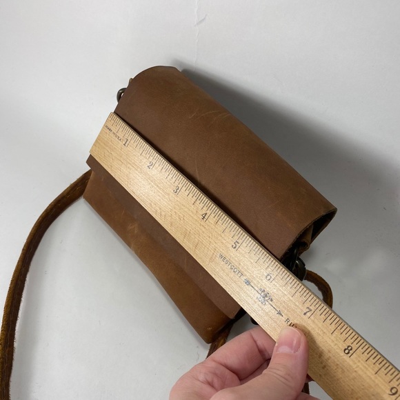Leather Brown Crossbody Purse - Picture 8 of 16